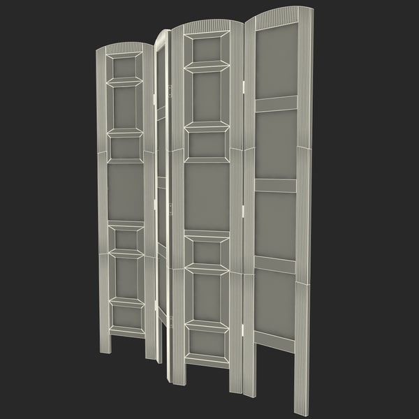 photo frame room divider 3d model