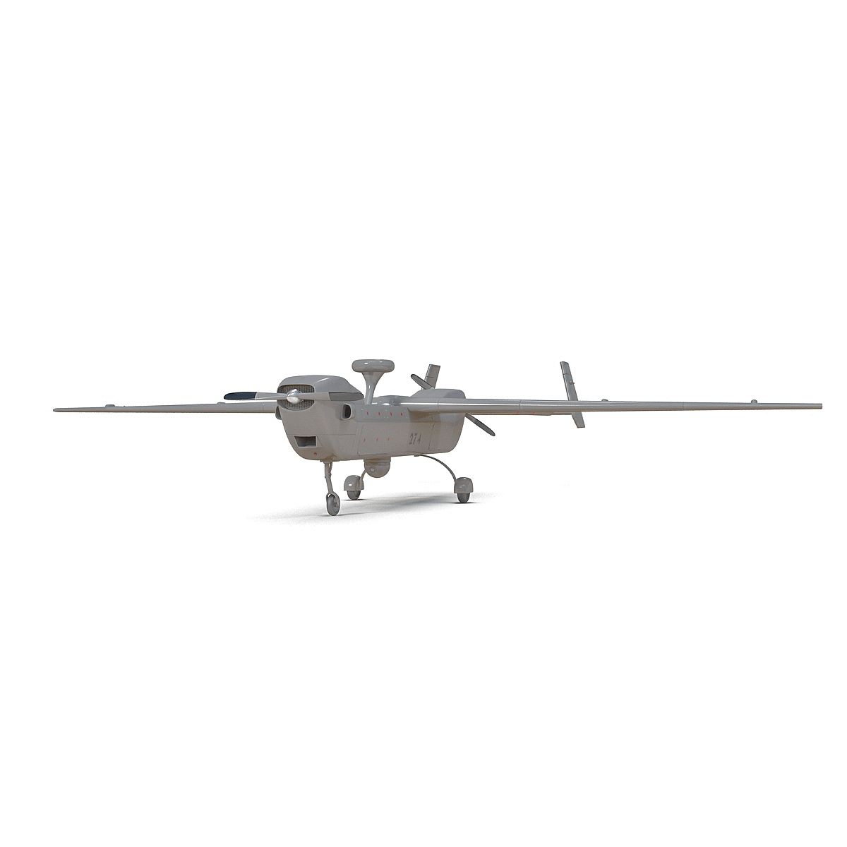 3ds max rq5 hunter unmanned aircraft plane