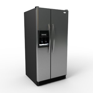 wd5350d refrigerator 3d model