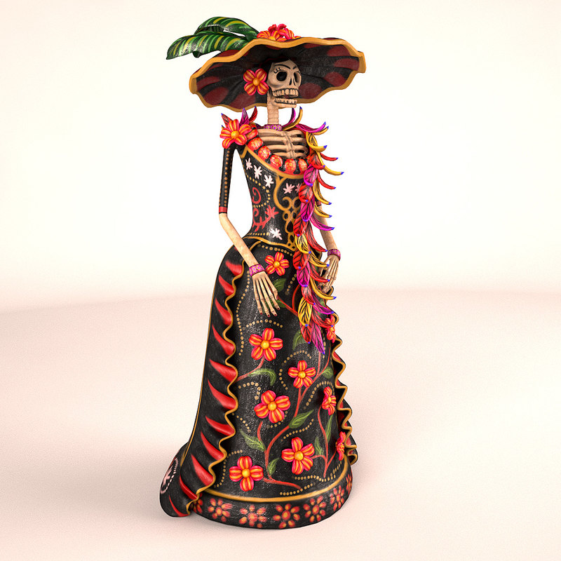 3dsmax catrina day dead