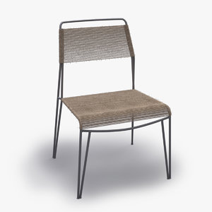 3d alessandro wired chair plastic