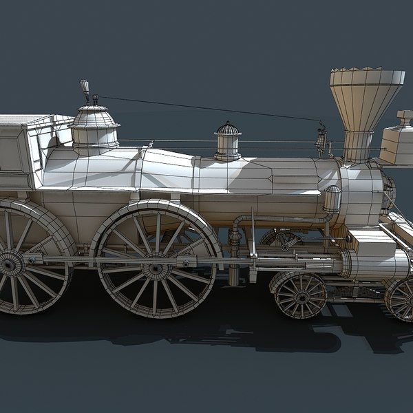 3d model locomotive engines