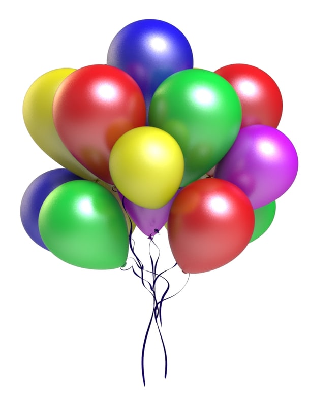 max multicolored balloons