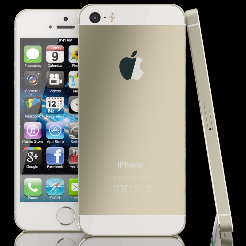 Apple Iphone 5s 5 3d Model