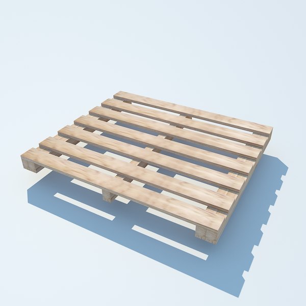 3d model pallet 2 wood 2011