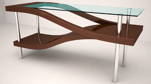 contemporary vibrant table 3d max