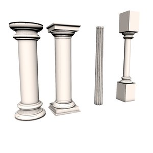 Column Roman Cinema 4d Models For Download Turbosquid