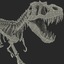 c4d dinosaur t-rex bones 2
