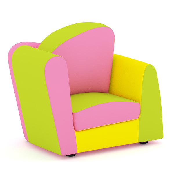 c4d armchair chair colorful