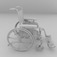 maya wheelchair chair wheel