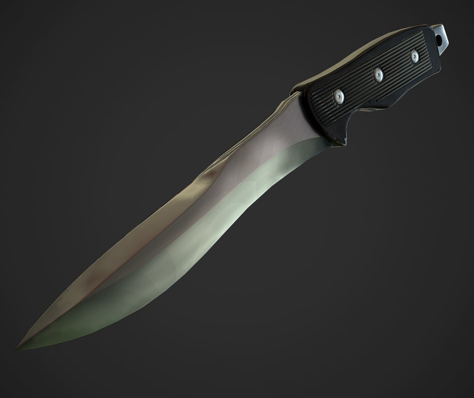 free grayman knife 3d model