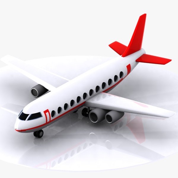 3ds max aircraft toon cartoon