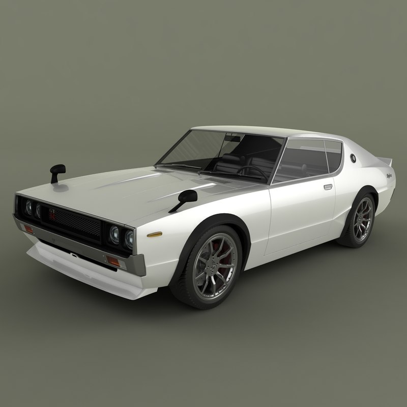 3d model nissan skyline c110