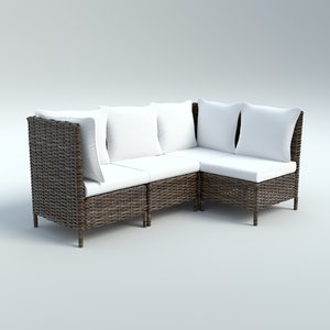 maya outdoor wicker sofa chair