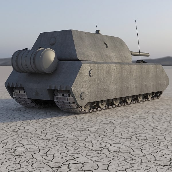 3d maus german tank model