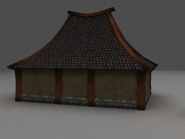 house world warcraft 3d model