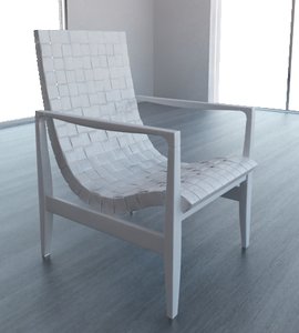 chair risom lounge 3ds