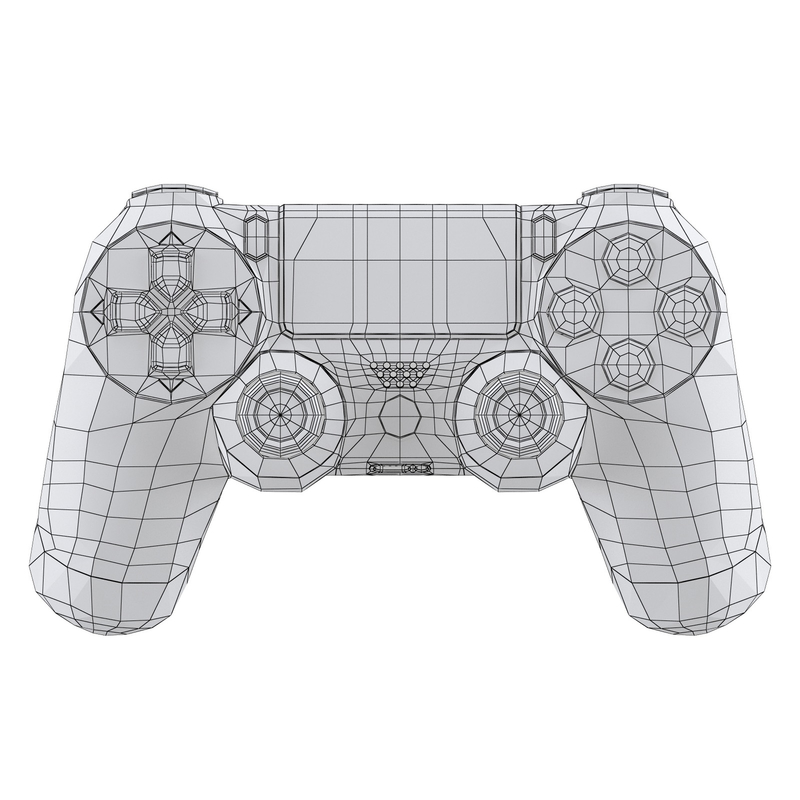 3d sony playstation 4 controller model