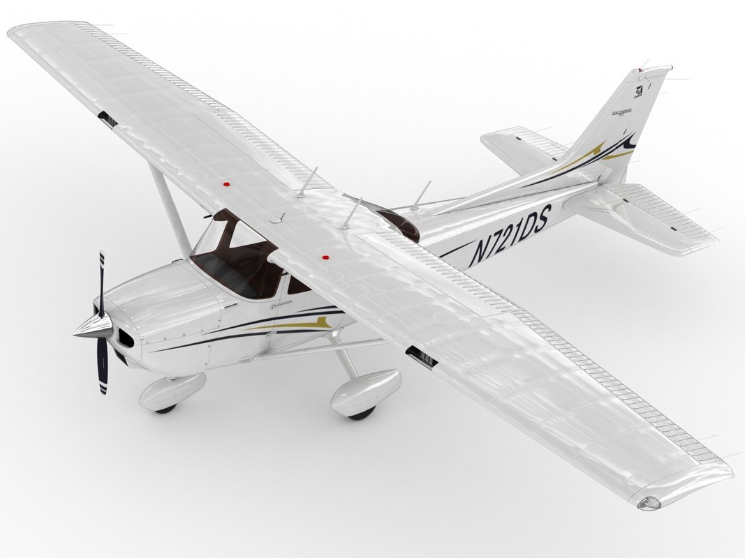 Cessna 172 Skyhawk 3d Model