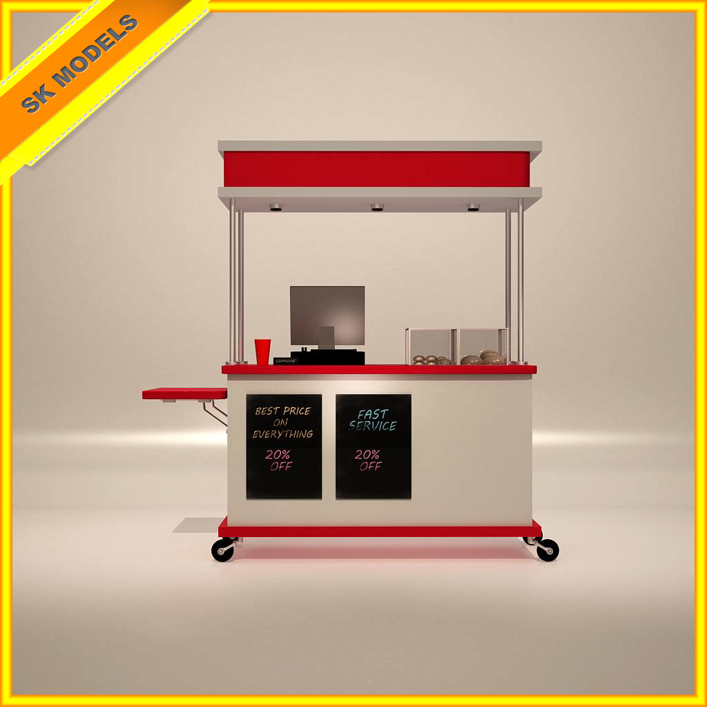 3dsmax food carts