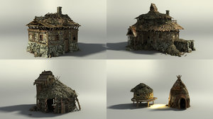 3d shack model