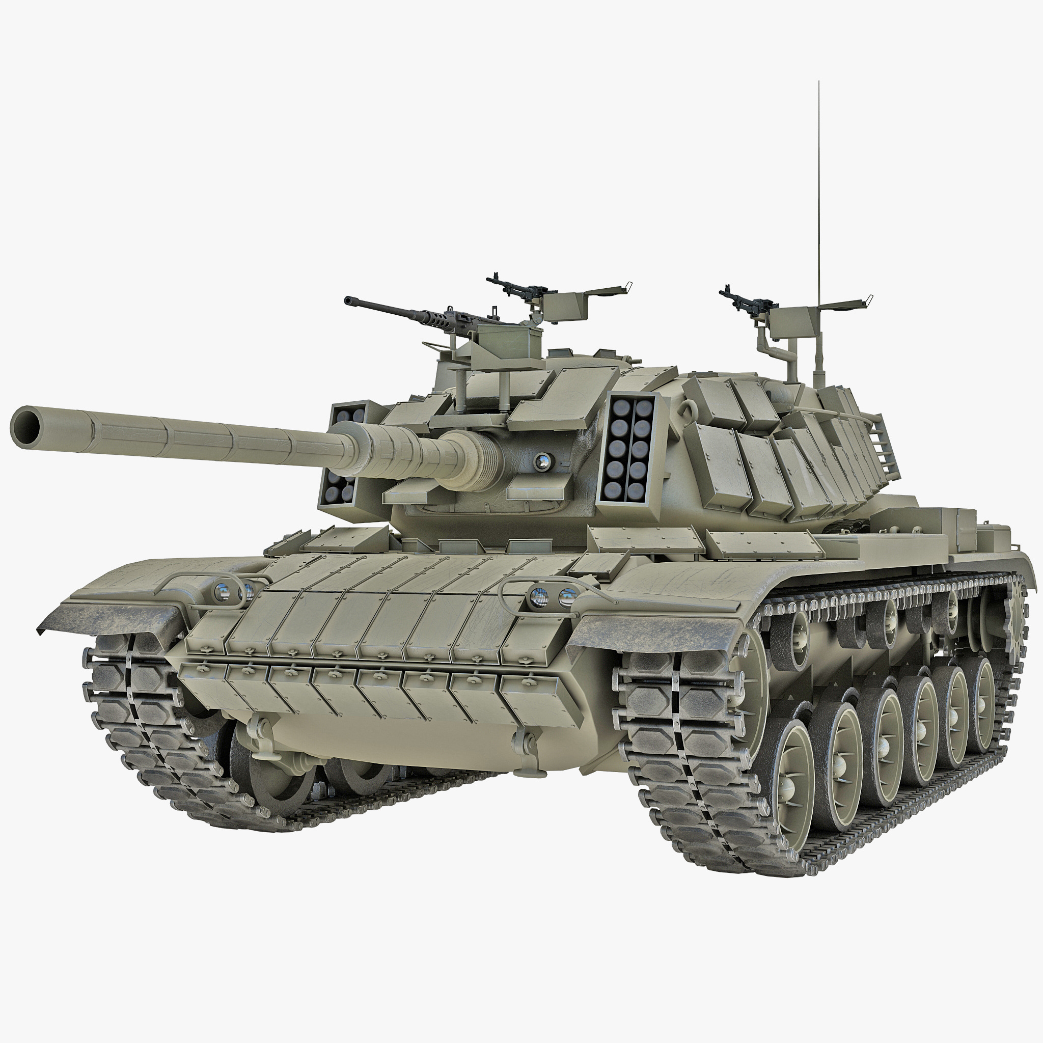 Israel Tank Magach 6 3d Model