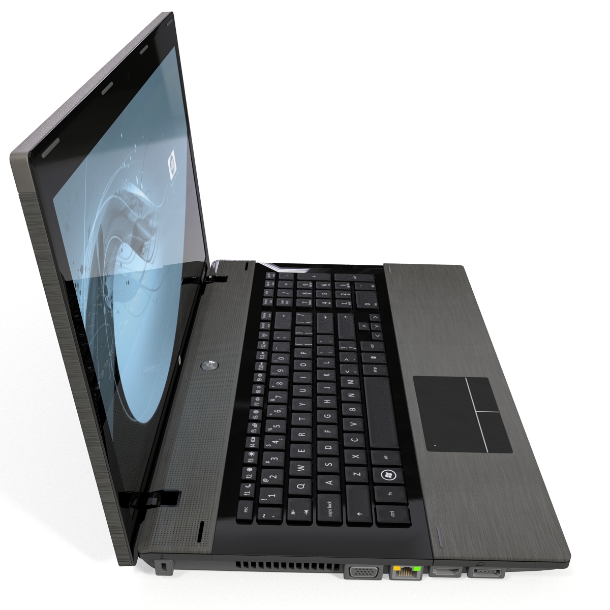 laptop hp probook 3d obj