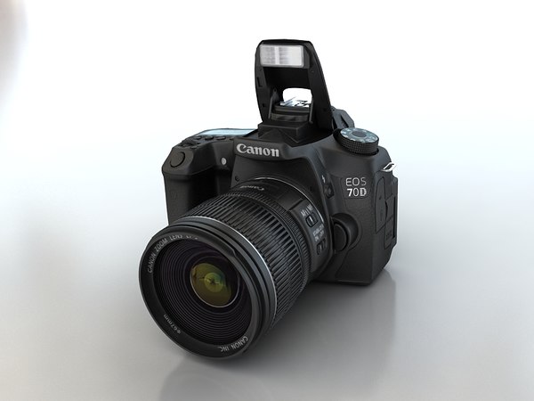 3d canon eos 70d model