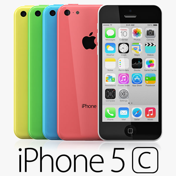 3d Model Copy Iphone 5c Colors