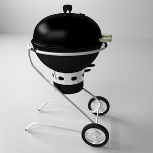 charcoal grill 3d model
