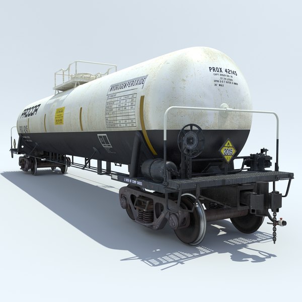 freight train cargo cars 3d model