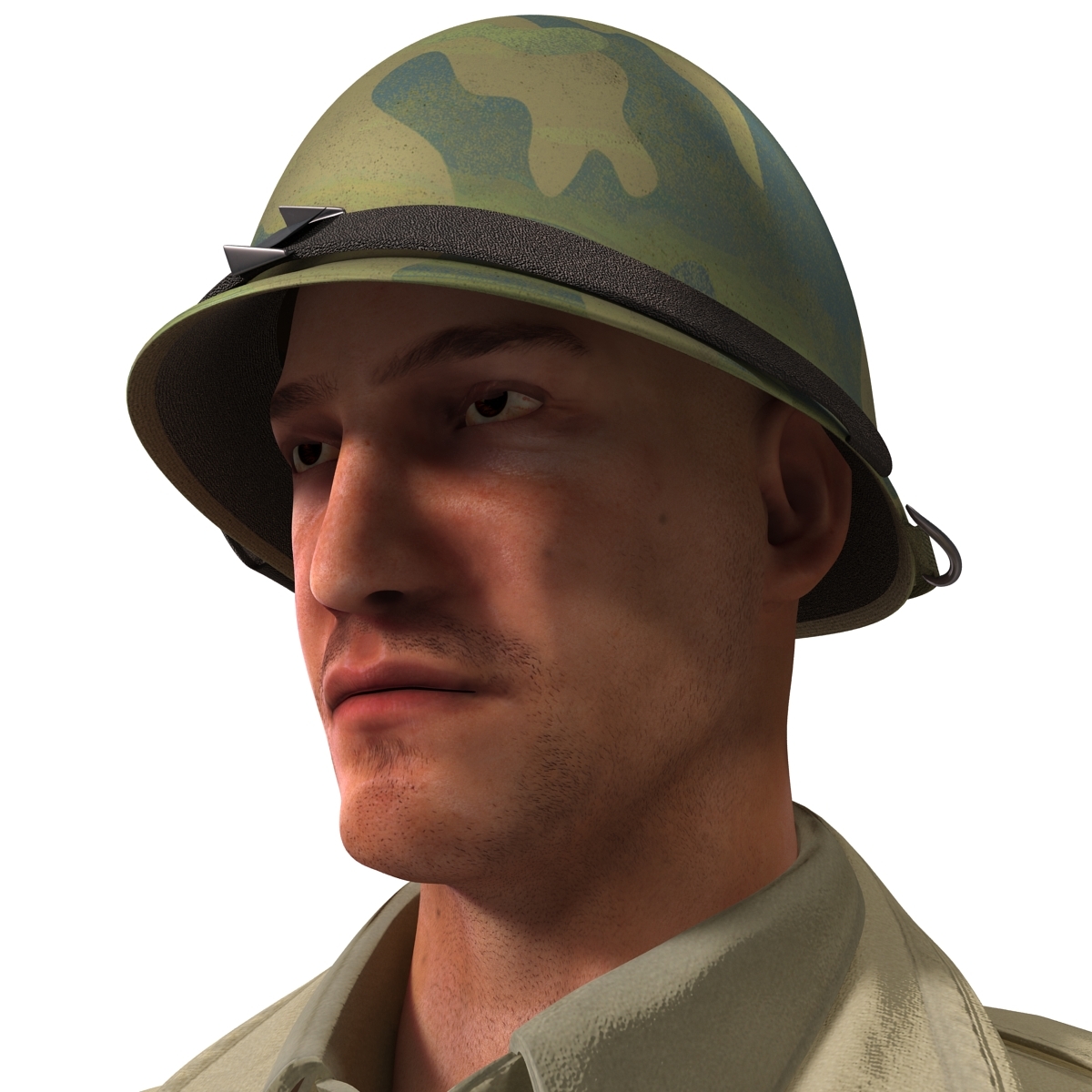 3d american wwii infantry soldier