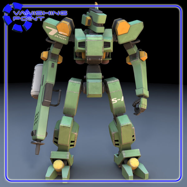 robot sentinel mech 3d model