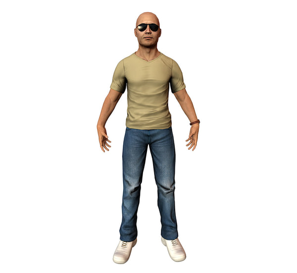 casual male 3d model