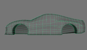 3d car proxy model