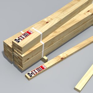3d model shipment timber