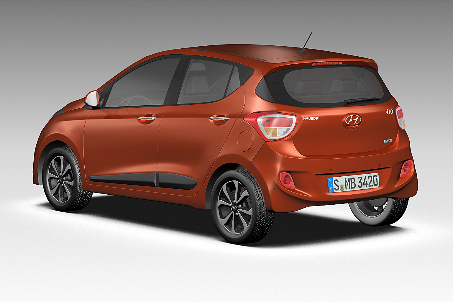 hyundai i10 3d model
