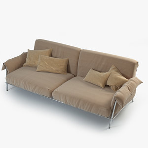 3d chat sofa model
