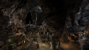 cave village 3d max