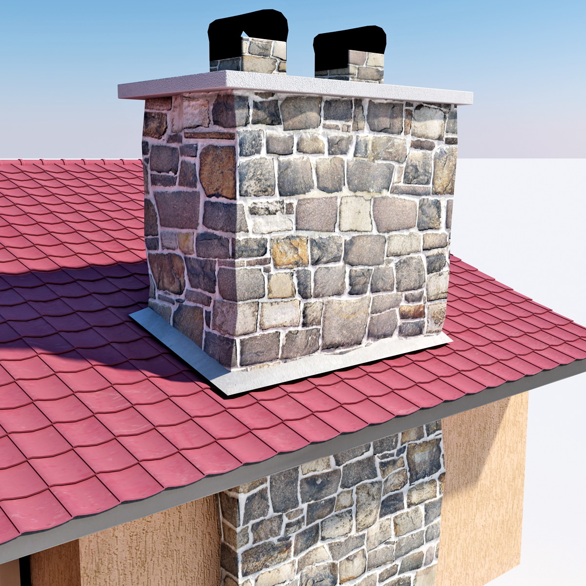 3d model of deck house