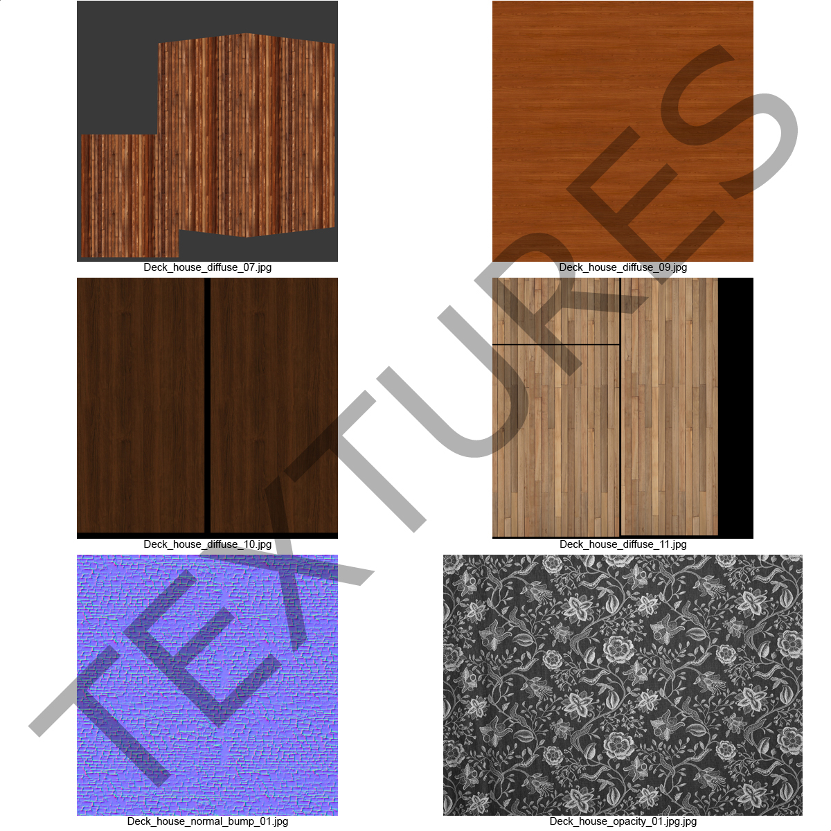 3d model of deck house