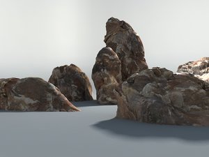 3d model rock