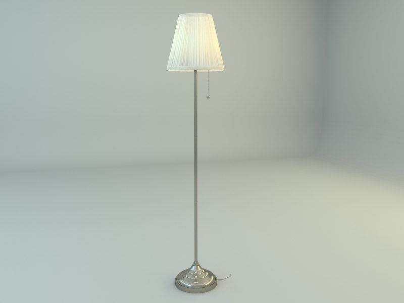 3ds Max Ikea Arstid Floor Lamp