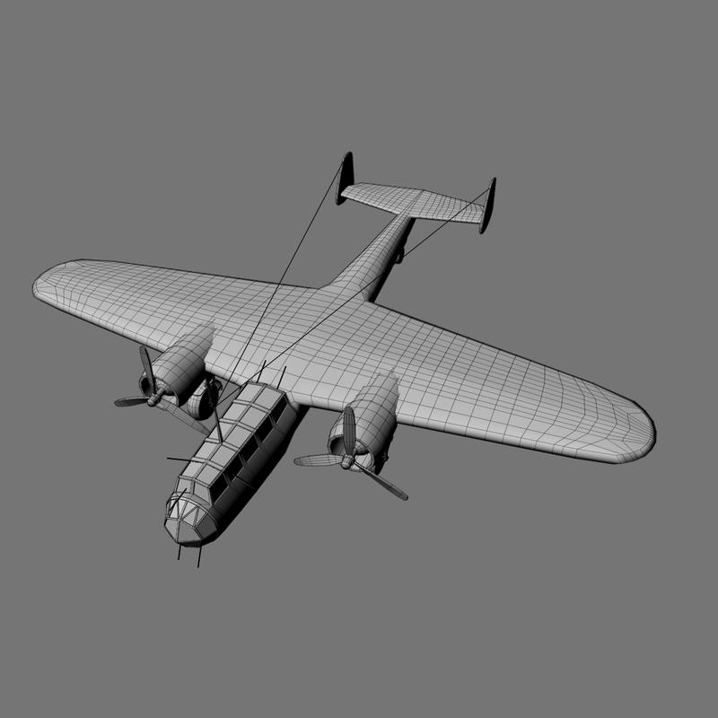 3d model dornier 17