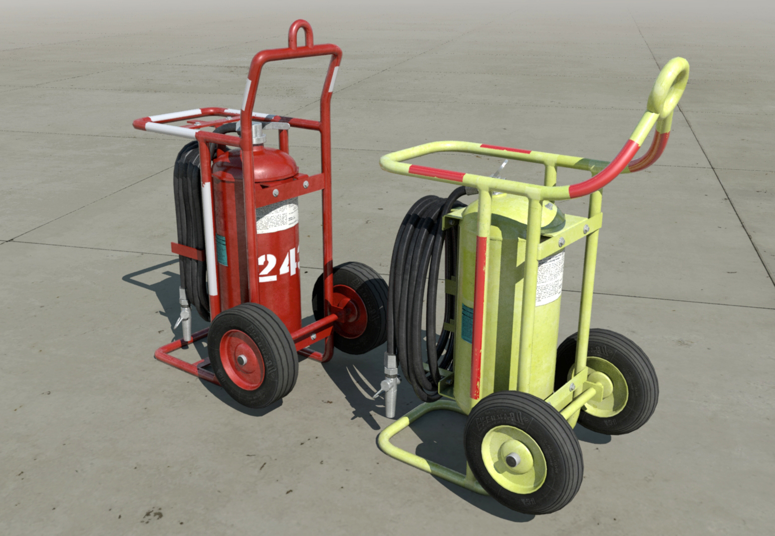 aircraft gpu 3d obj