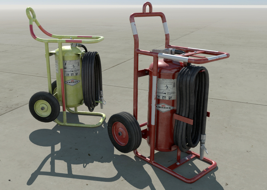 aircraft gpu 3d obj