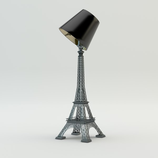 3d model eiffel tower lamp