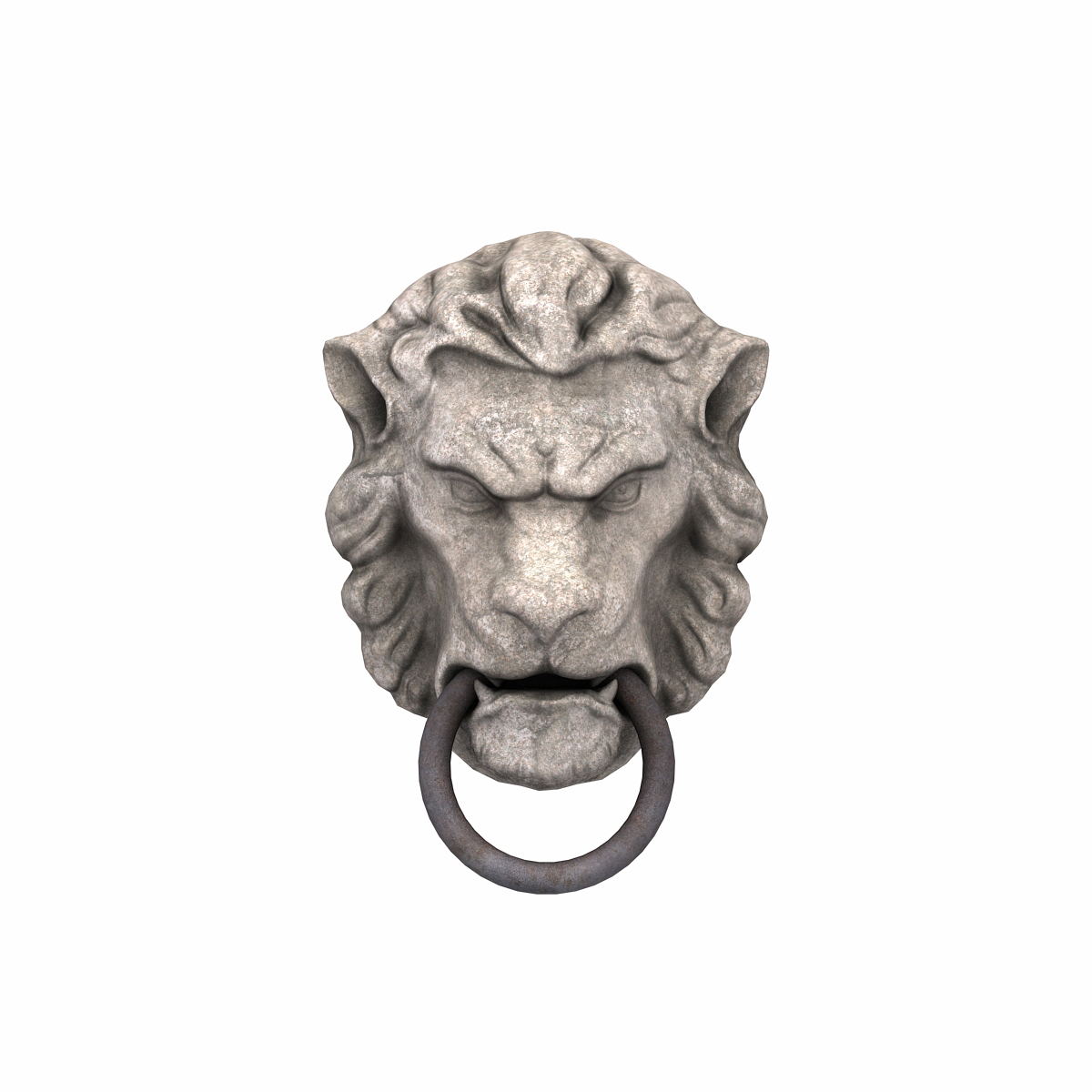 Lion Head Door 3d Model