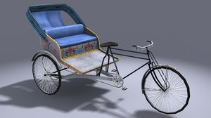 3d local rickshaw model