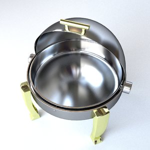 3d chafing dish model